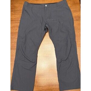 Kuhl Renegade Rock Mens 42X30 Chino Black Hiking Casual Cargo Stretch Pant